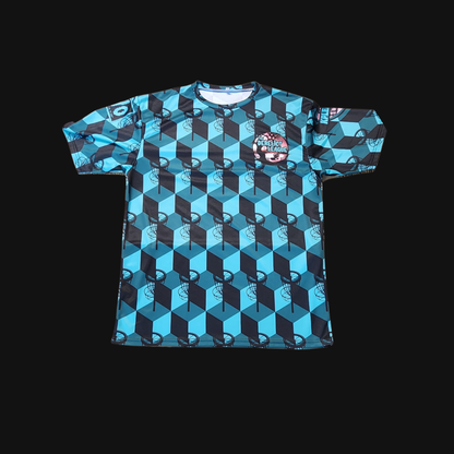 Derelict Teal Cube Jersey