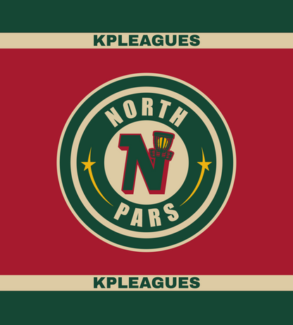 North Pars Red/Green Towel