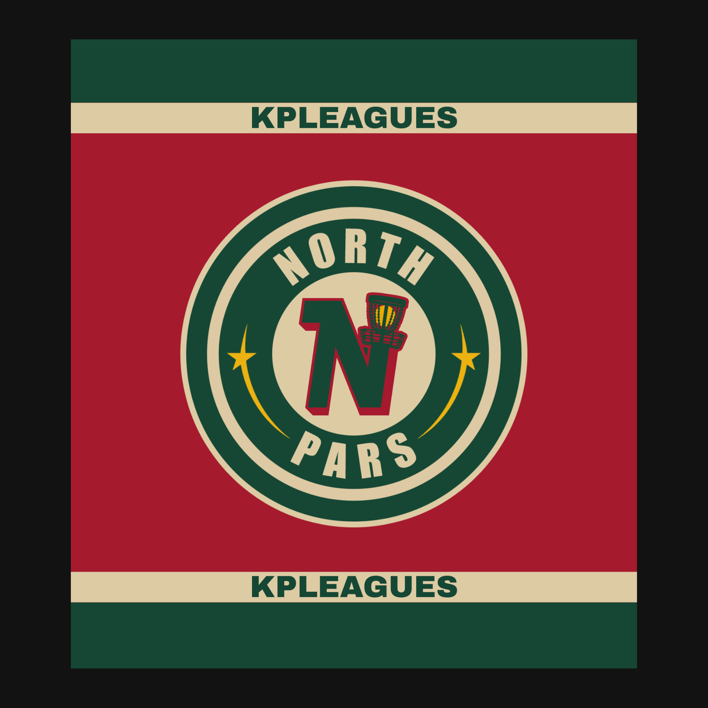 North Pars Red/Green Towel